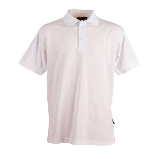 Promotional Mens Classic Casual Polos White